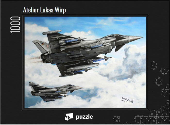 Luftwaffen Puzzle Eurofighter im Kampfeinsatz