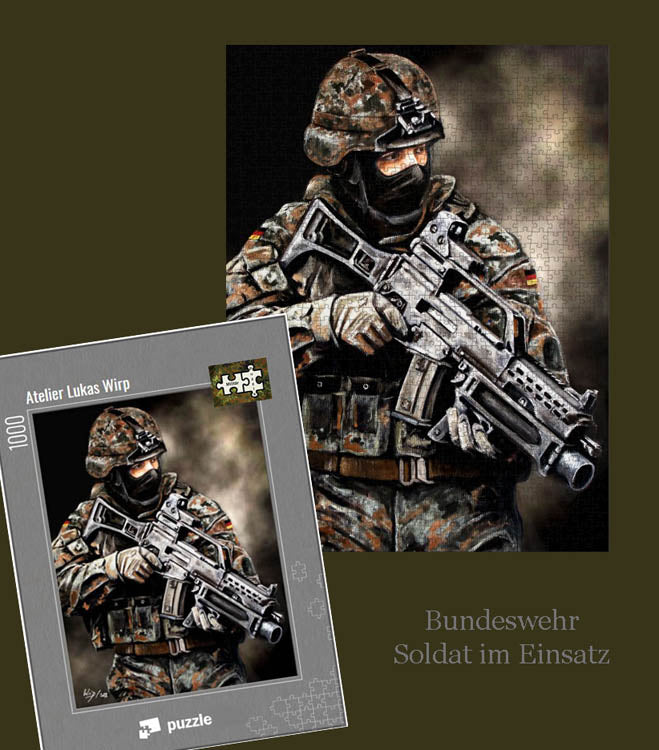 Militär Puzzle Bundeswehr Soldat
