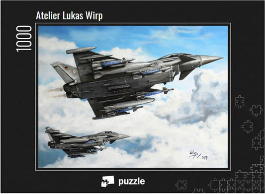 Luftwaffen Puzzle Eurofighter im Kampfeinsatz