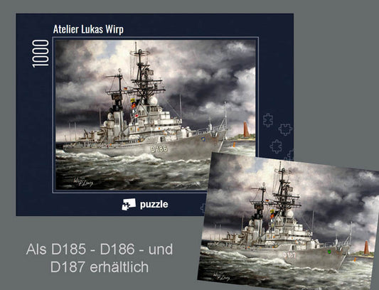 Puzzle Zerstörer D185 D186 D187