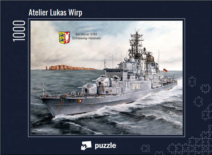 Bundeswehr Marine Zerstörer Hamburg Klasse Puzzle