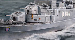 Marine Puzzle Zerstörer D184 Hessen